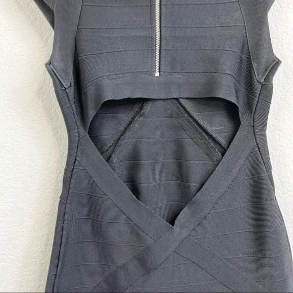 GUESS Marciano Kimberly Cap Sleeve Cutout Bandage Dress - Picture 4 of 7